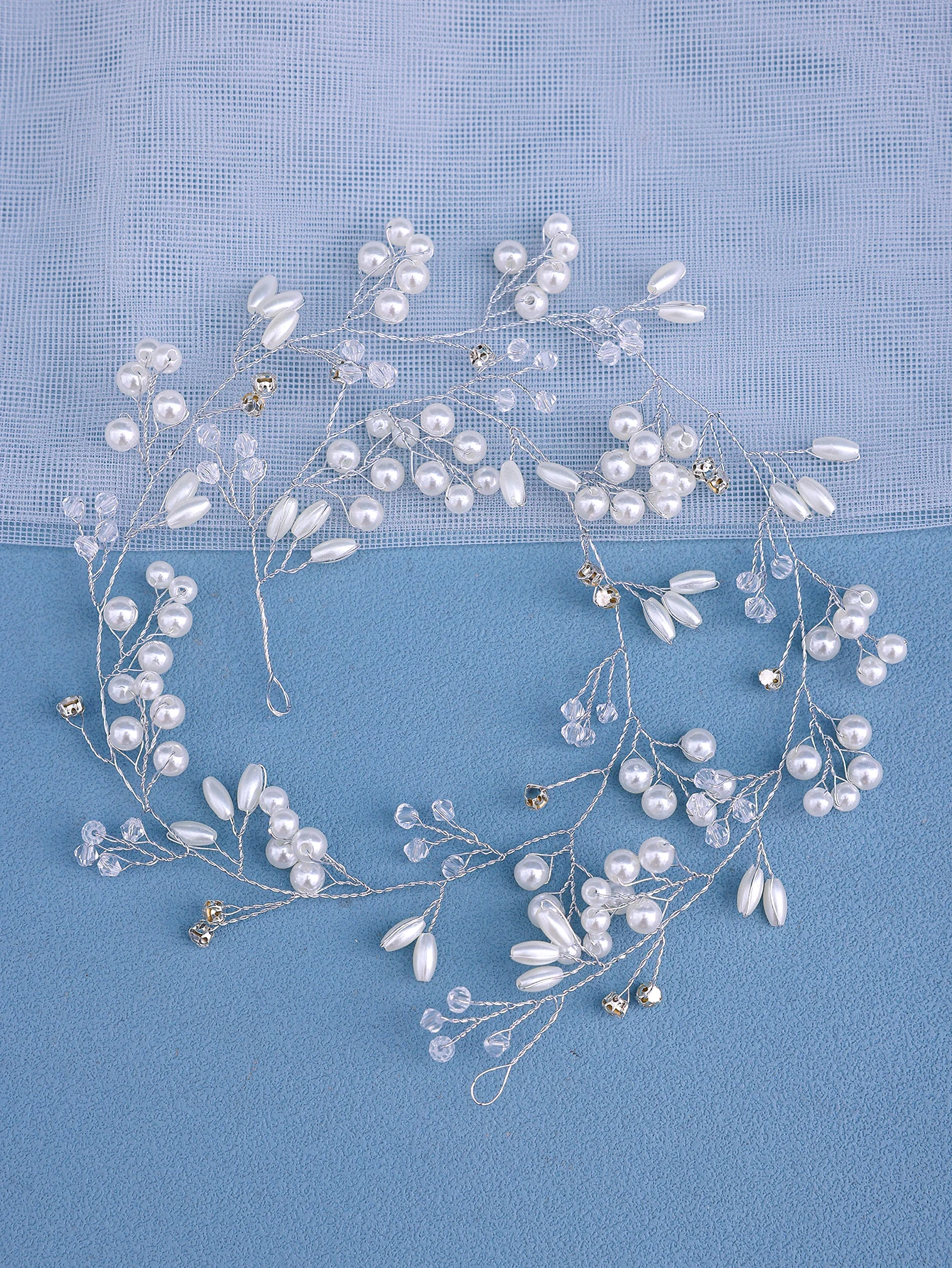 Accessoires pour cheveux pour femmes, 1 pièce, argent élégant, diamant d'eau, sangle pour cheveux, couvre-chef de mariée