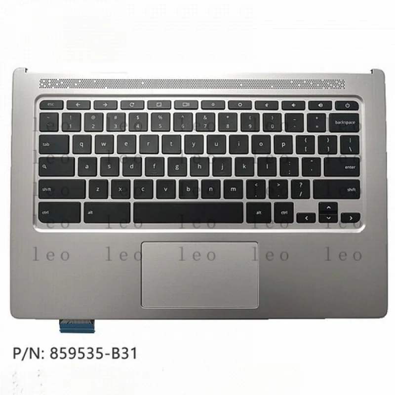 

GG New 859535-B31 For HP Chromebook 13 G1 Palmrest US Keyboard Upper Case Cover
