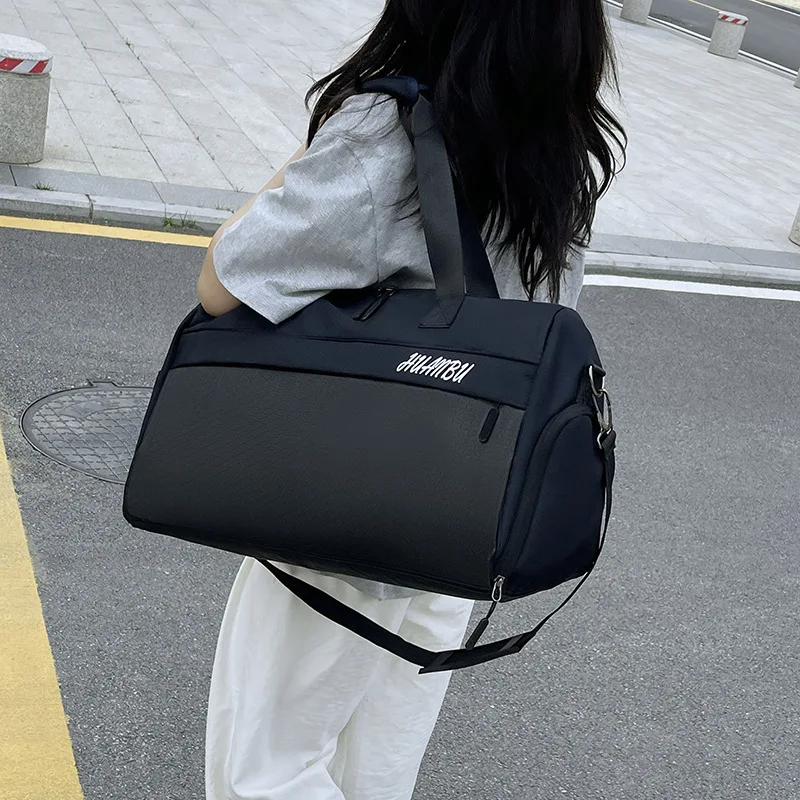حقيبة رياضية ولياقة بدنية، حقيبة سباحة ويوجا منفصلة جافة ورطبة، حقيبة أمتعة سفر للأعمال، حقيبة سفر ذات سعة كبيرة #6