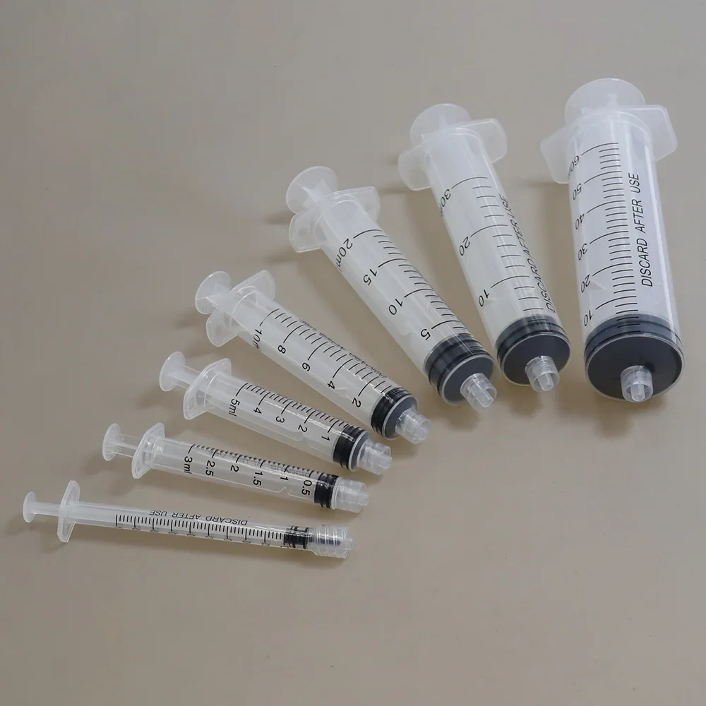 Disposable 5ml 10ml Syringes Individually Packaged in Sterile PVC Material