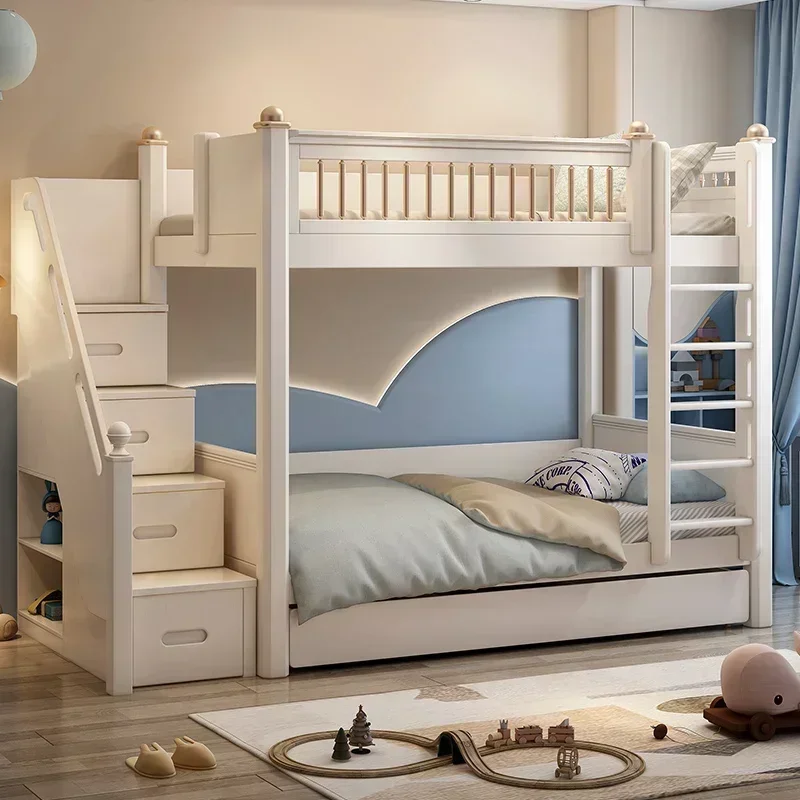 Factory Direct 2026 Upper And Lower Bunk Beds, Imported Thai Oak, Widened And Thickened Guardrails