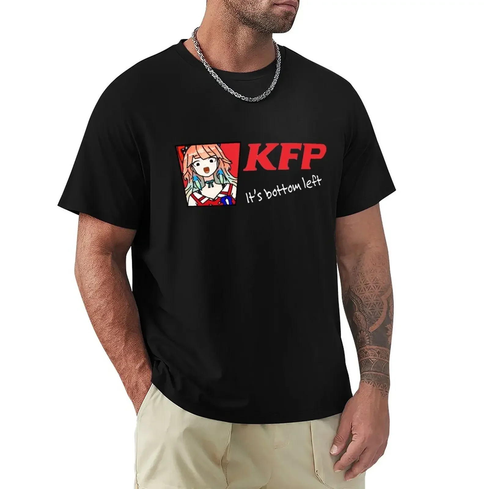 Hololive Takanashi Kiara KFP Logo T-Shirt edition funny t shirts hippie clothing mens designer clothes new in tops & tees 2024