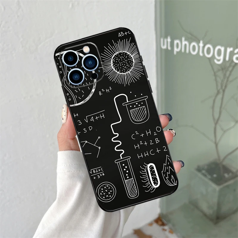 Science Biology Laboratory Cover For iPhone 16 15 12 13 Mini 11 12 13 14 Pro Max X XS Max Plus XR Phone Case