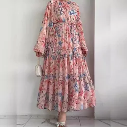 Jalabiya caftán medio para mujer, vestido de cinturón musulmán Eid, bata de Dubái, Abaya islámica, vestidos de fiesta de Turquía, Abayas de Ramadán elegantes