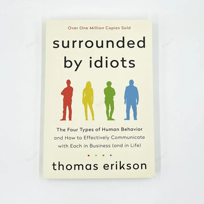 Bestseller-libro en inglés de los cuatro tipos de comportamiento humano, libro novedoso, Libros, livrosburgunded of Idiots