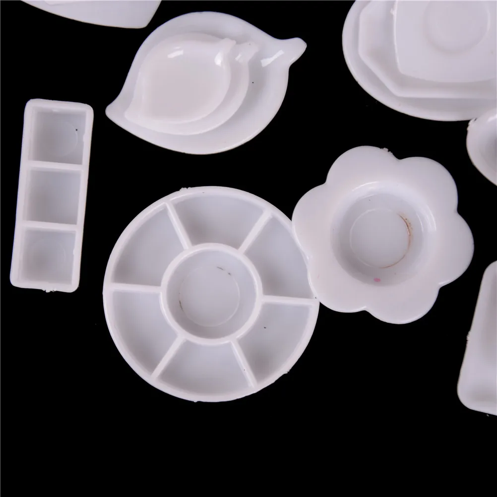 1Set Puppenhaus Miniatur Platte Tasse Schüssel Schüssel Geschirr Modell Puppenhaus Küche Wohnzimmer Spielzeug Zubehör