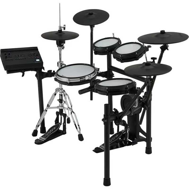 Mesh Electronic Drum Kit Compatible with Roland Module, for Adults & Kids