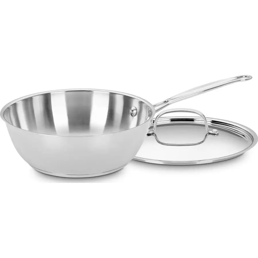 

73524 Chefs Classic Stainless 3Quart Chefs Pan with Cover