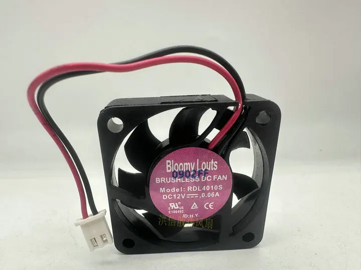 

RDL4010S DC 12V 0.06A 40x40x10mm 2-Wire 40mm Cooling Fan