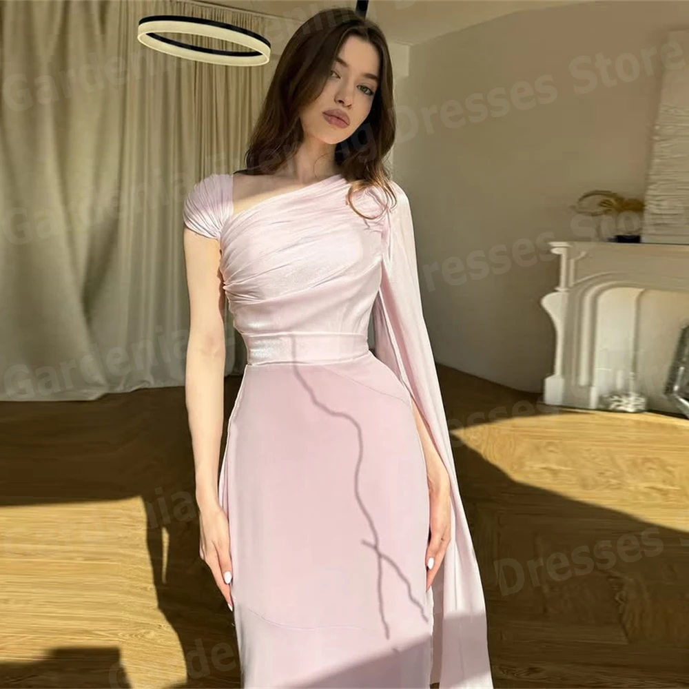 

2025 Charming Sexy Mermaid Women's Evening Dresses Formal Party Prom Gowns Customized Vestidos De Fiesta Pleated Robe De Soirée