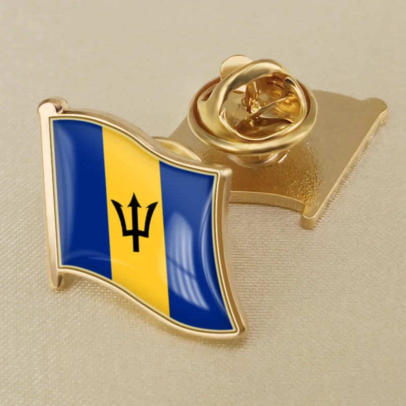 Barbados Flag Lapel Pins Badges