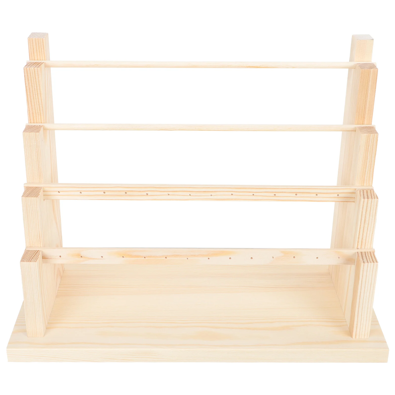 

Wooden Jewelry Display Rack Detachable Multi-Layer Bracelet Earring Organizer Jewelry Stand Storage Rack Ring Display Stand