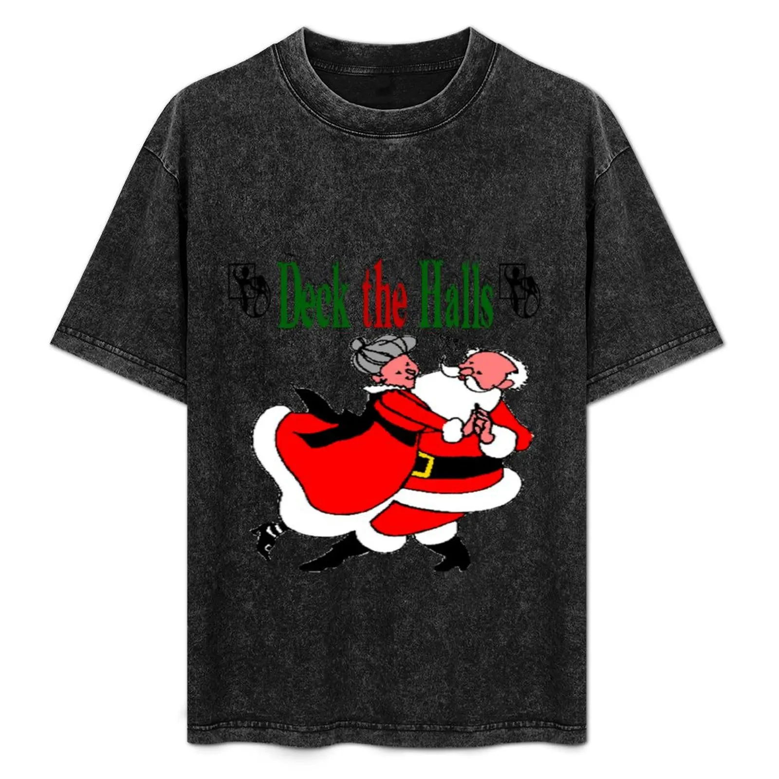 

Deck The Halls T-Shirt Christmas Casual Short Sleeve Top