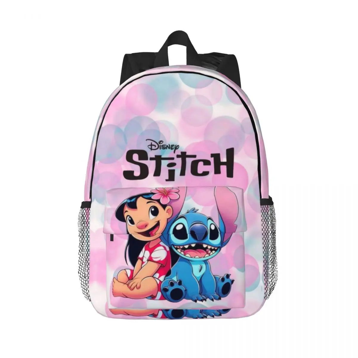 

Stitch For Girls Boys Large Capacity Student Backpack Lightweight waterproof Backpack 15inch