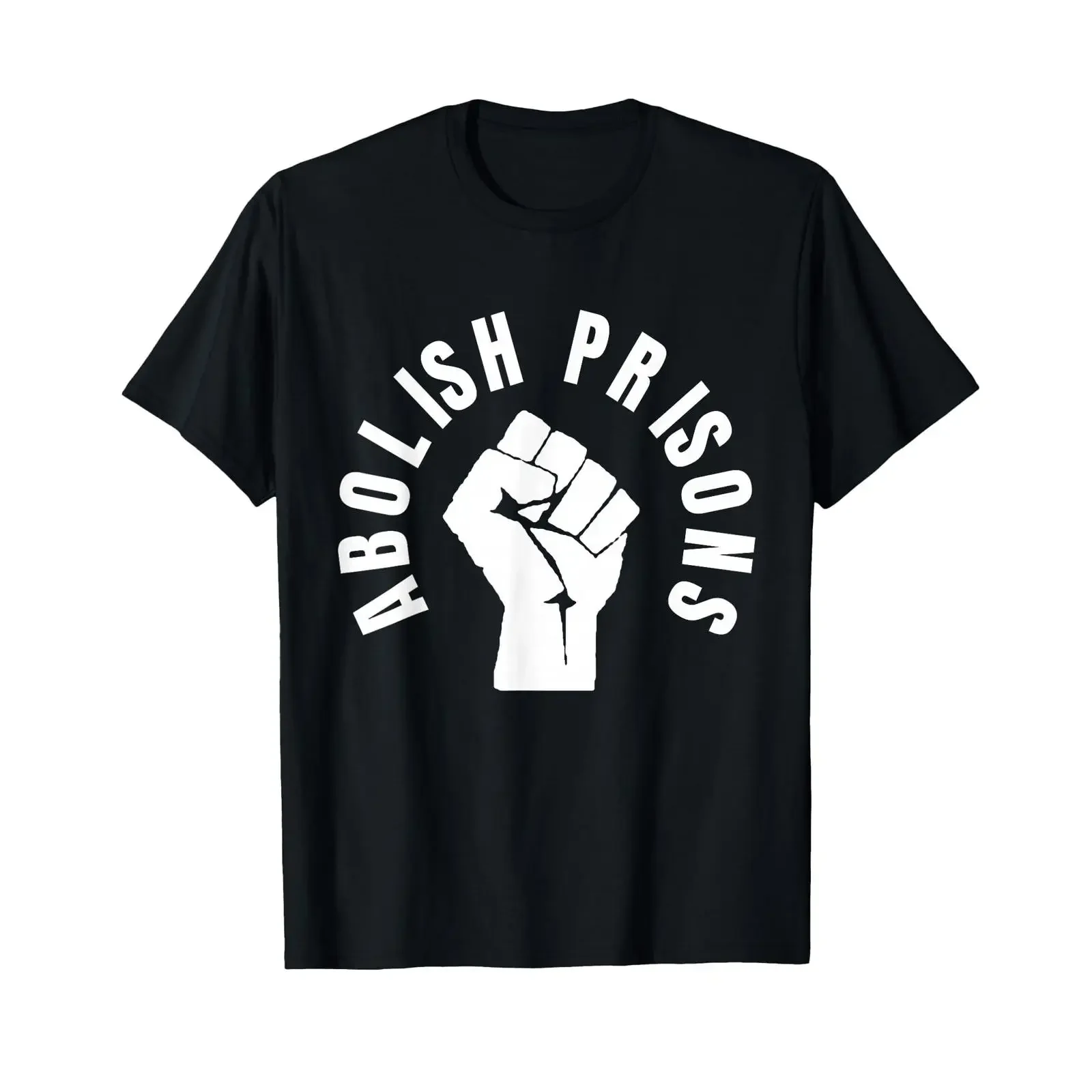 T-shirt Abolir les prisons, pour la justice sociale, style vintage, délavé, pour le quotidien, élégant, extensible, décontracté, polyvalent