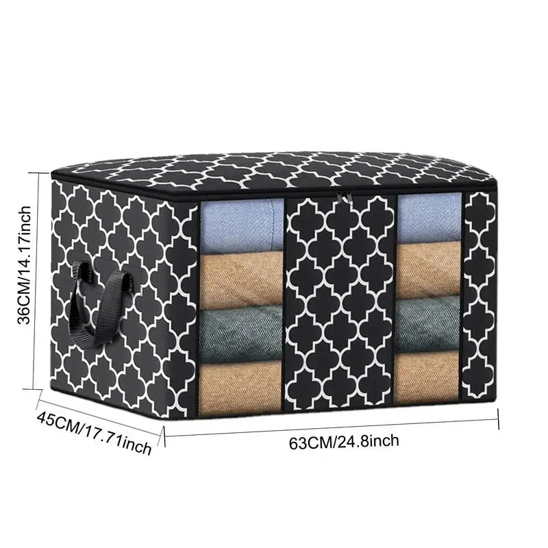 NEW Foldable Storage Bag Clothes Blanket Quilt Closet Sweater Organizer Box Pouches Fashion Sale Clothes Cabinet Organizer