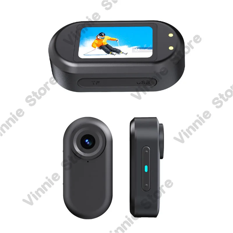 Thumb sports camera HD outdoor riding magnetic charging children's camera pet camera