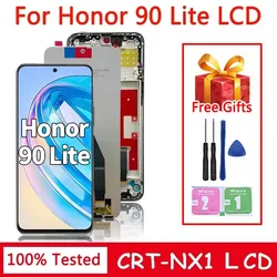Test 6.7'' For Huawei Honor 90 Lite CRT-NX1 LCD Display Touch Screen Digitizer Assembly For Honor90 Lite 90 Lite LCD Frame