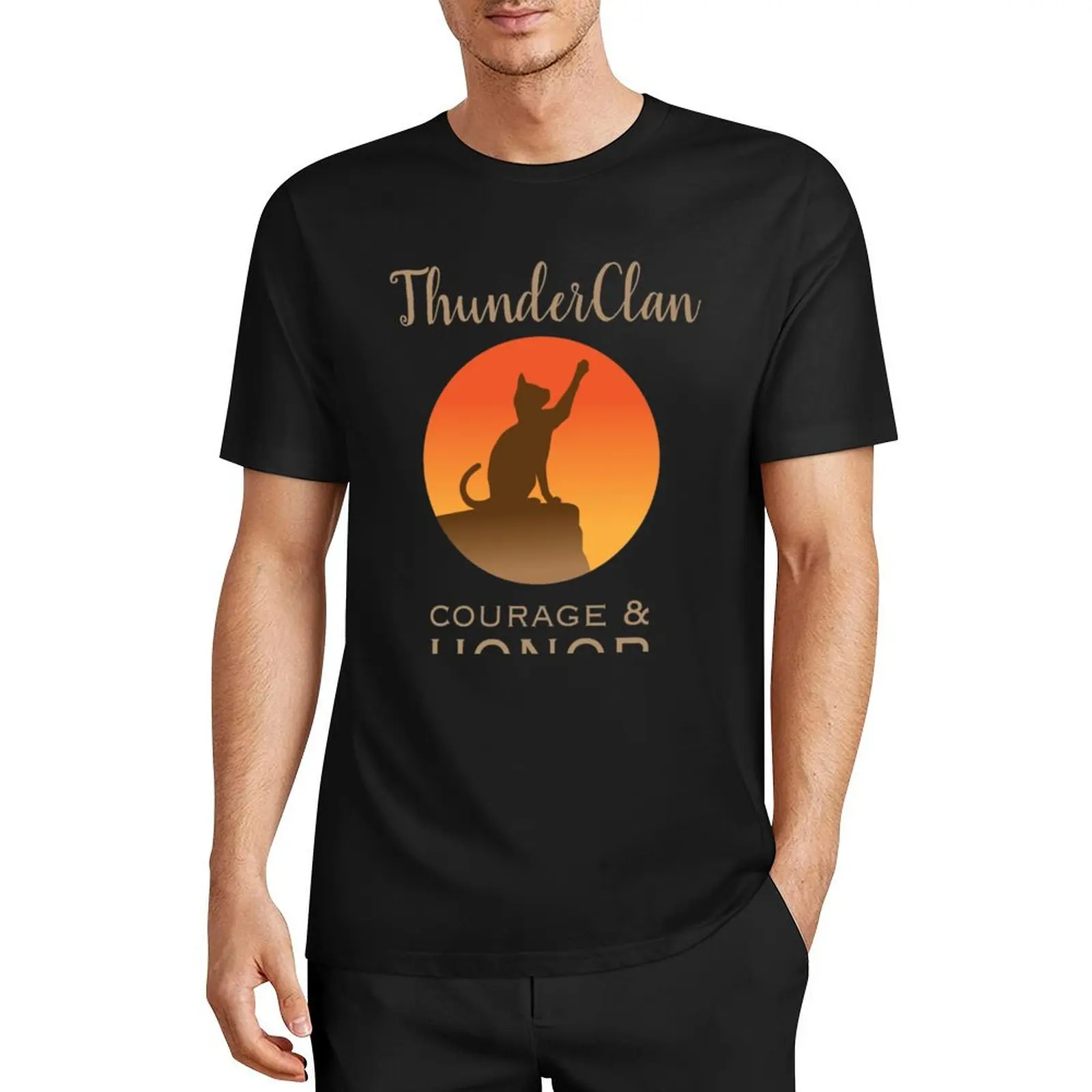 

ThunderClan Pride T-Shirt plain quick-drying mens graphic t-shirts funny