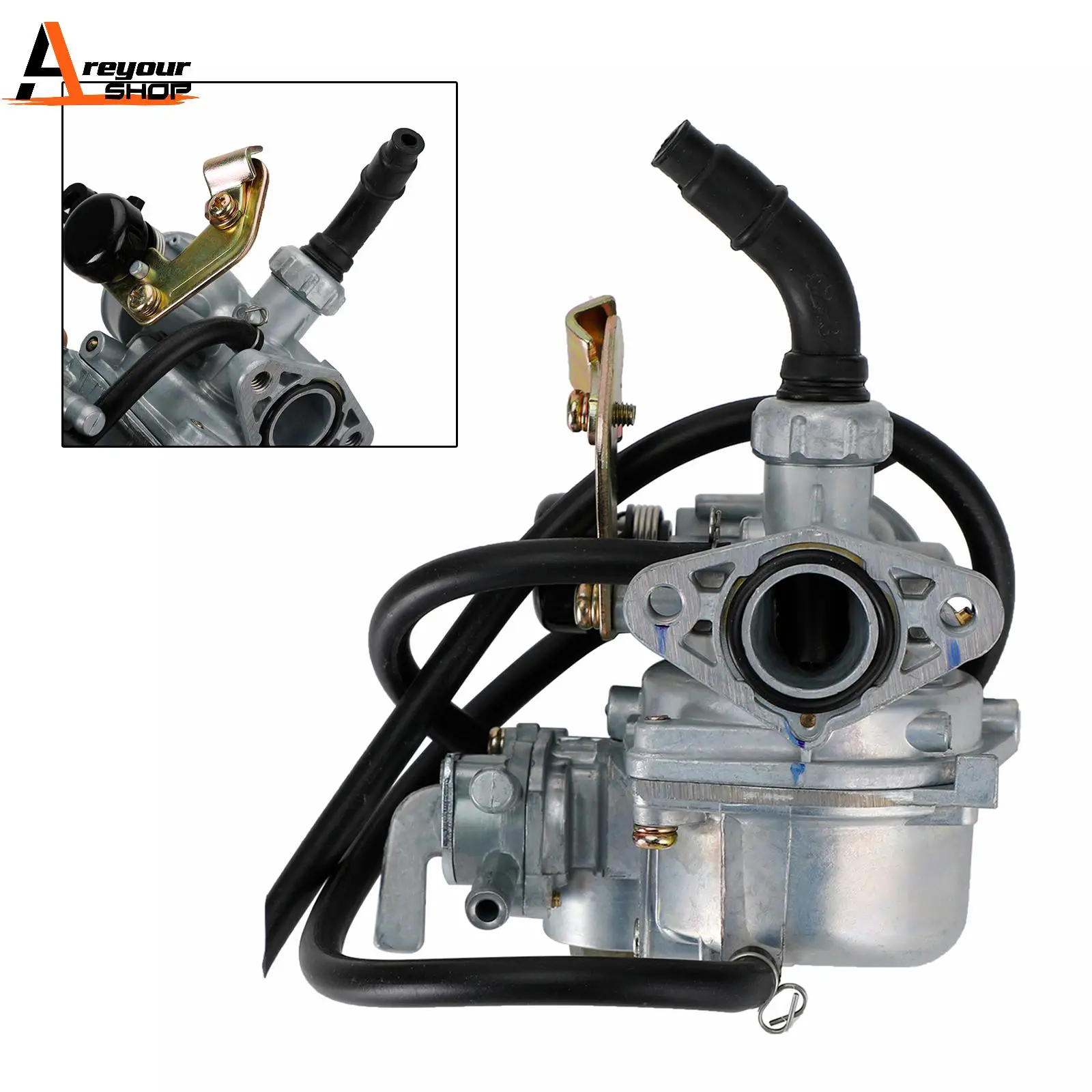 Areyourshop Carburetor Carb fit for Honda C50 C70 TRX70 CT70 CT90 Dirt Pit Bike ATV Racing Accessories