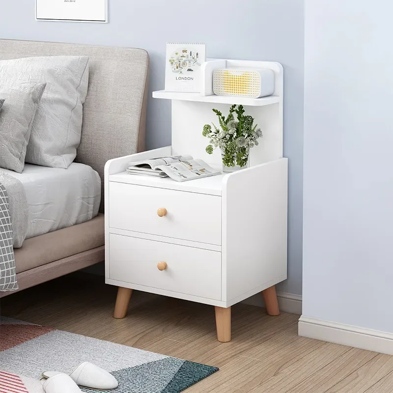 

Simple Bedside Table Simple Modern Nordic Economy Bedside Small Cabinet Mini Storage Storage Cabinet Rack HY