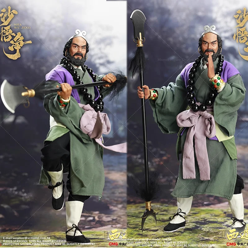 1/6 스케일 ‌ 서유기 샤 모크 우징 12인치 풀 세트 액션 피규어 남성 병사 재고 있음 VERYCOOL XYJ-001