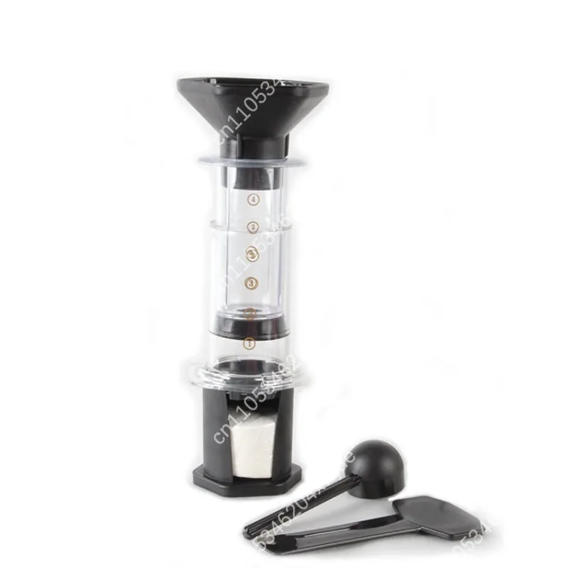 Portable Coffee Machine, Manual French Press Pot, Manual Coffee Machine, Free 350 Pieces of Coffee Filter Paper