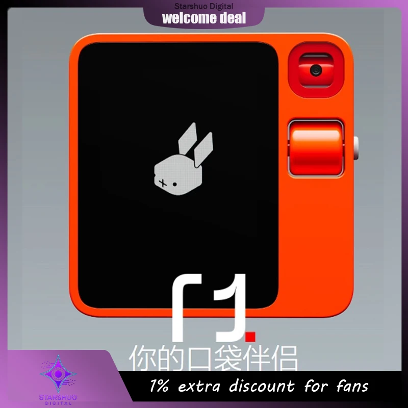 

Rabbit R1 AI Pocket Handheld Computer Portable Intelligent Assistant for Daily Use your pocket companion Lightweight Laptop Rise