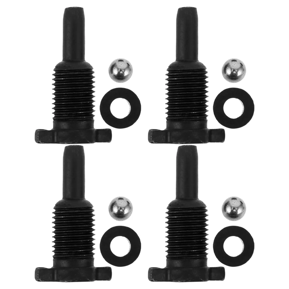 

4 Sets Hydraulic Jack Accessories Steel Ball Oil Seal Return Valve Vent Screw Oil Pump Plug Floor Jack Parts Repair Maintenance