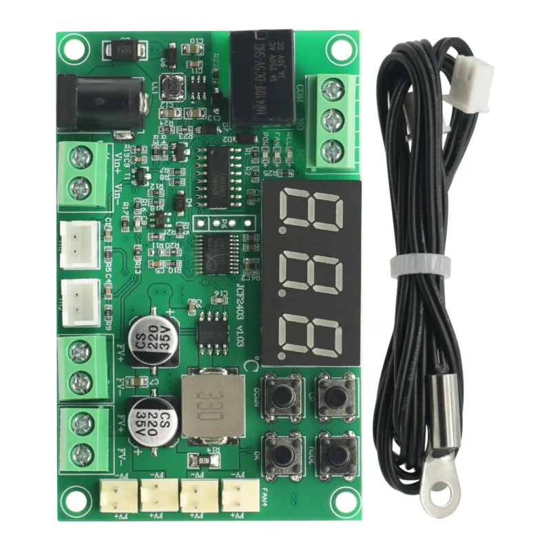 Picture 4: DC Fan 12v 24v GPU Fan Speed Regulator Temperature Control Module Digital Speed Controller Voltage Automation for Arduino Module