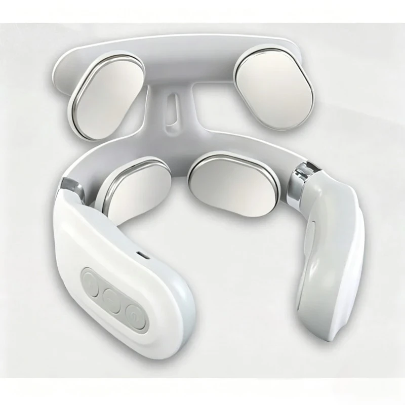 Intelligent Cervical Massager Pulse Multi-manipulation Neck Massager Charging Cervical Spine Four Heads