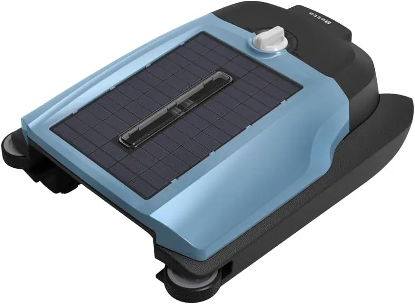 

Solar-Powered Robotic Pool Skimmer –Cordless with Dual Cleaning Modes, Soft-Touch Pool Protection. Compatible with Infinity Edge