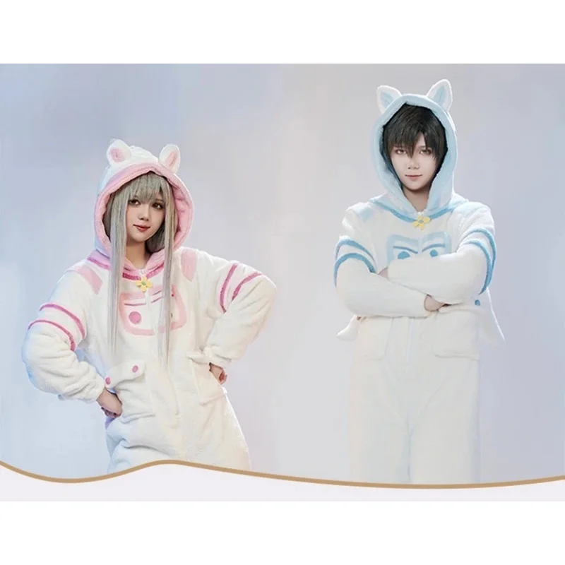 

qq28LQLove и Deepspace Косплей Космический костюм мечтеров Rafayel Xavier Пушистая пижама Комбинезоны для мужчин и женщин Костюм для вечеринки на Хэллоуин