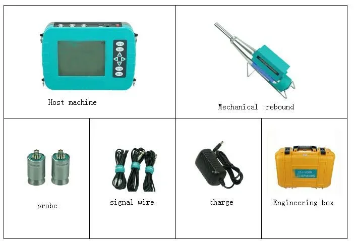 U200 Ultrasonic pulse velocity detector for concrete