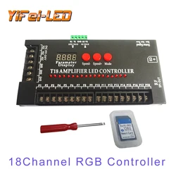 LED controller for 18 channels single and 4 channels for RGB