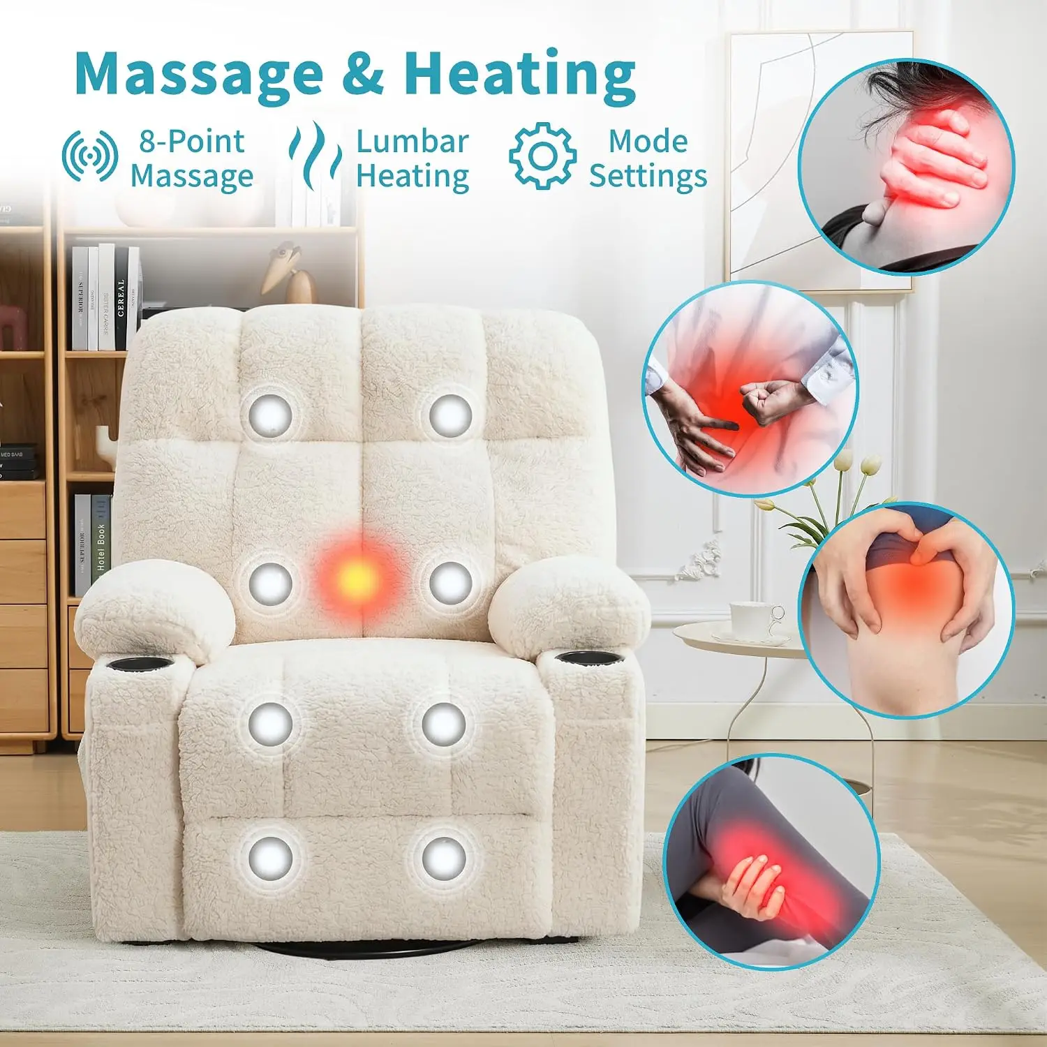 Oversized Massage Recliner 4