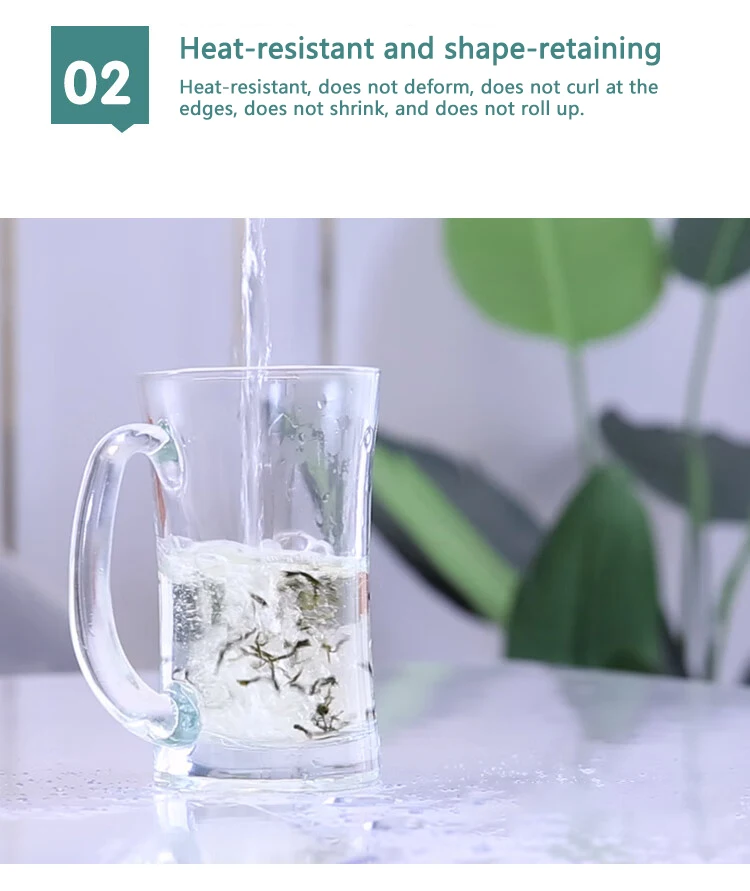 Transparenter PVC-Tischschutz, 0,7 mm dick, wasserdicht, ölbeständig, für Küchenschreibtisch und Esstisch, ideal für Zuhause und Büro – Detail 4