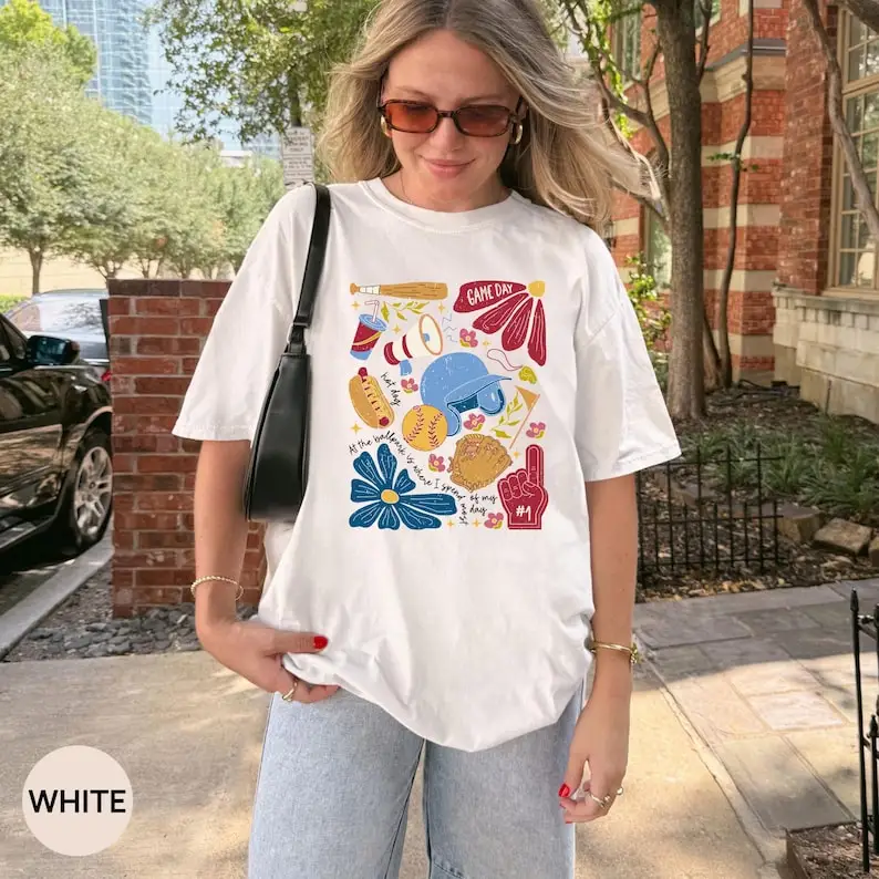 Baseball Moms Club Shirt, Game Day Graphic Tee, Retro Baseball Mom Shirt, Softball Mom Tee, Ballpark Mama Gift