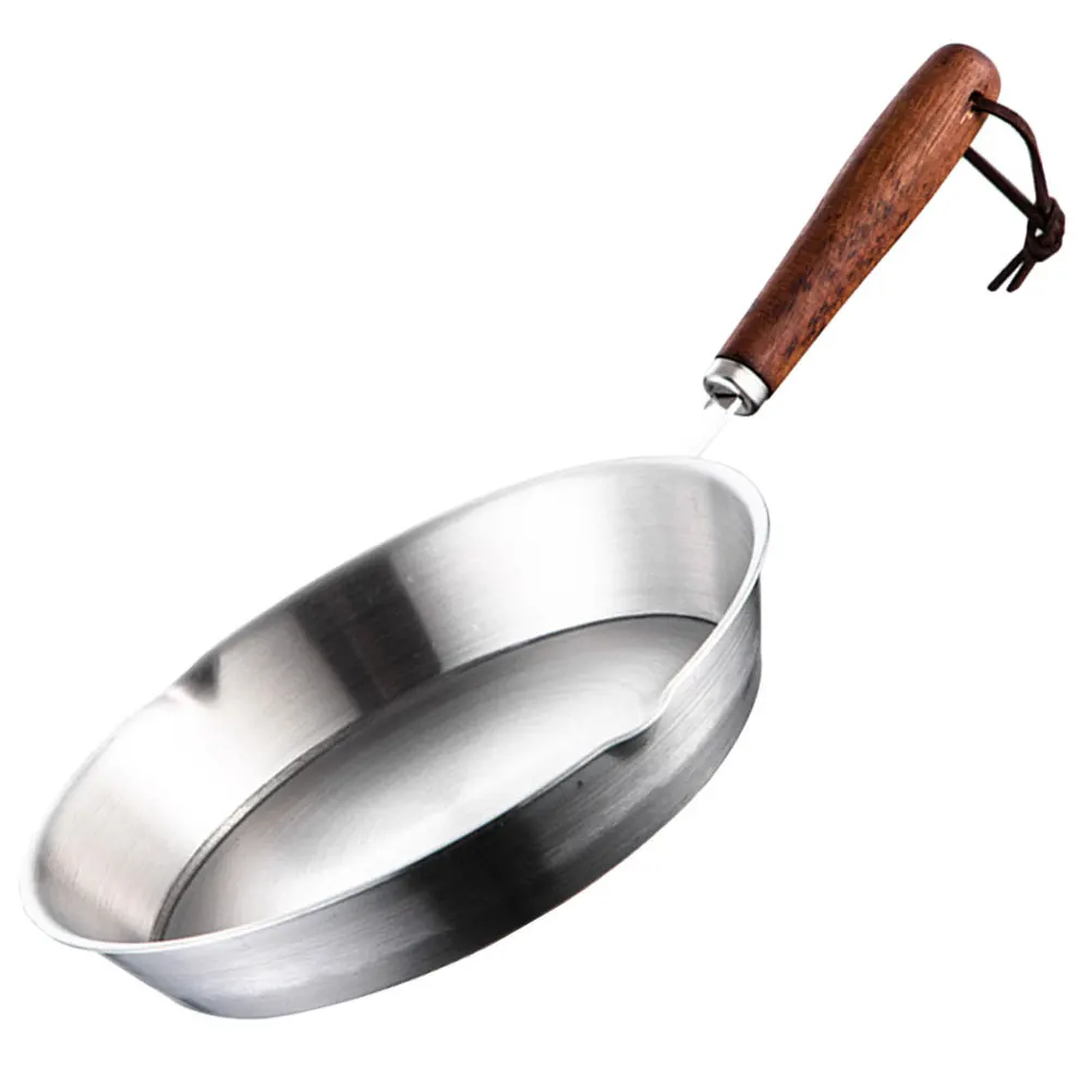 

Little Mini Skillets Stainless Steel Frying Pan for Egg Eggs Single Small Omelette Portable Fried