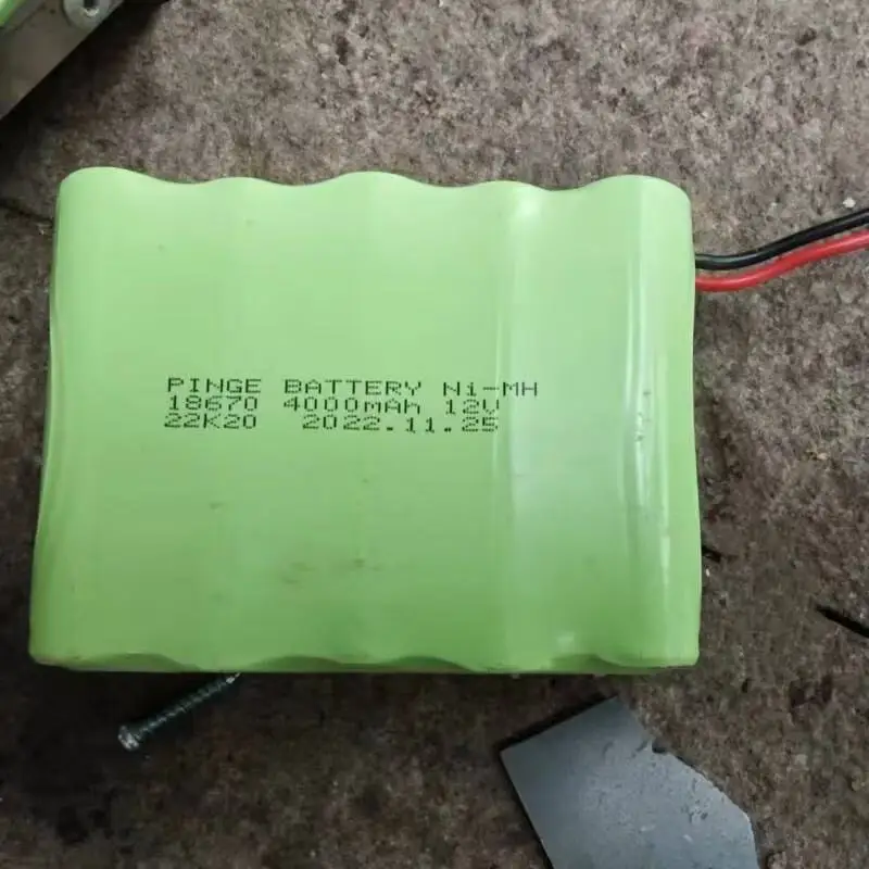 buy more will cheap NI-MH 18670 4000mAh 12V battery pack suitable for single channel infusion pump 2.54