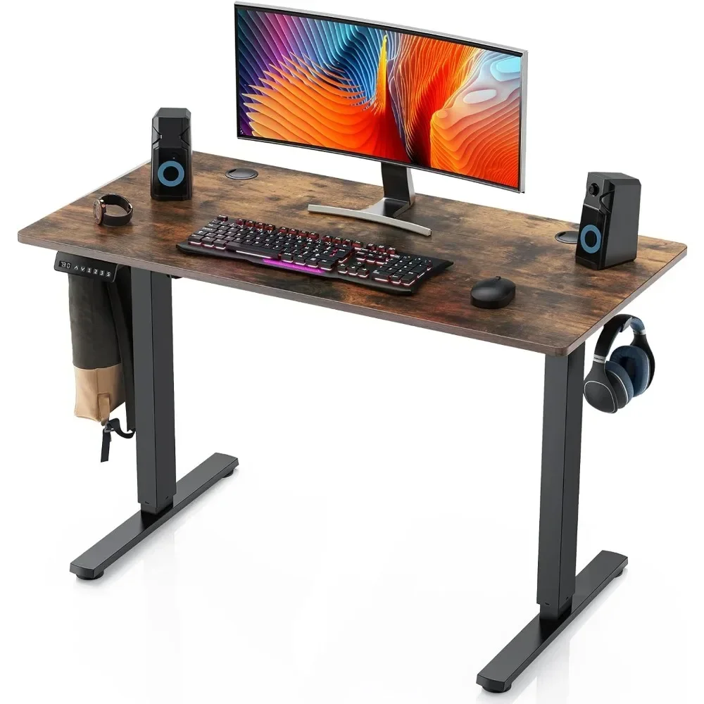 

Electric Standing Desk, 40 x 24in Adjustable Height Electric Stand up Desk Standing Computer Desk Home Office Desk