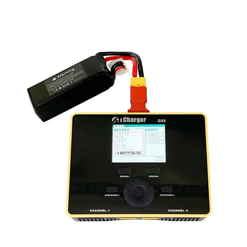 AP1Instock ICharger DX8 1600W 30A Dual Channel High Power Balance Charger Discharger For RC Airplane Drone LiPo LiFe LiHV Batter