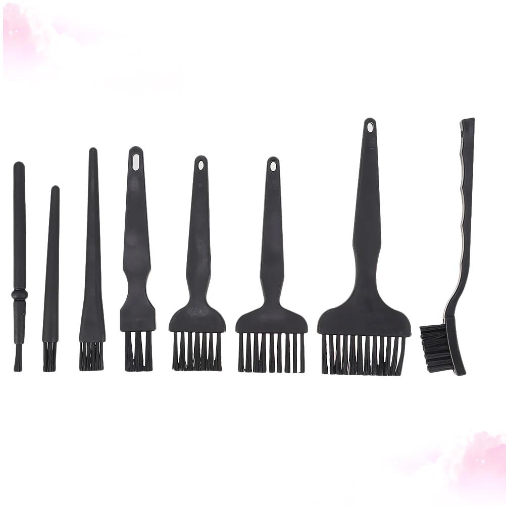 

8 Pcs Computer Cleaning Brush Set Dust Cleaner Laptop Electronic Black Kit Keyboard