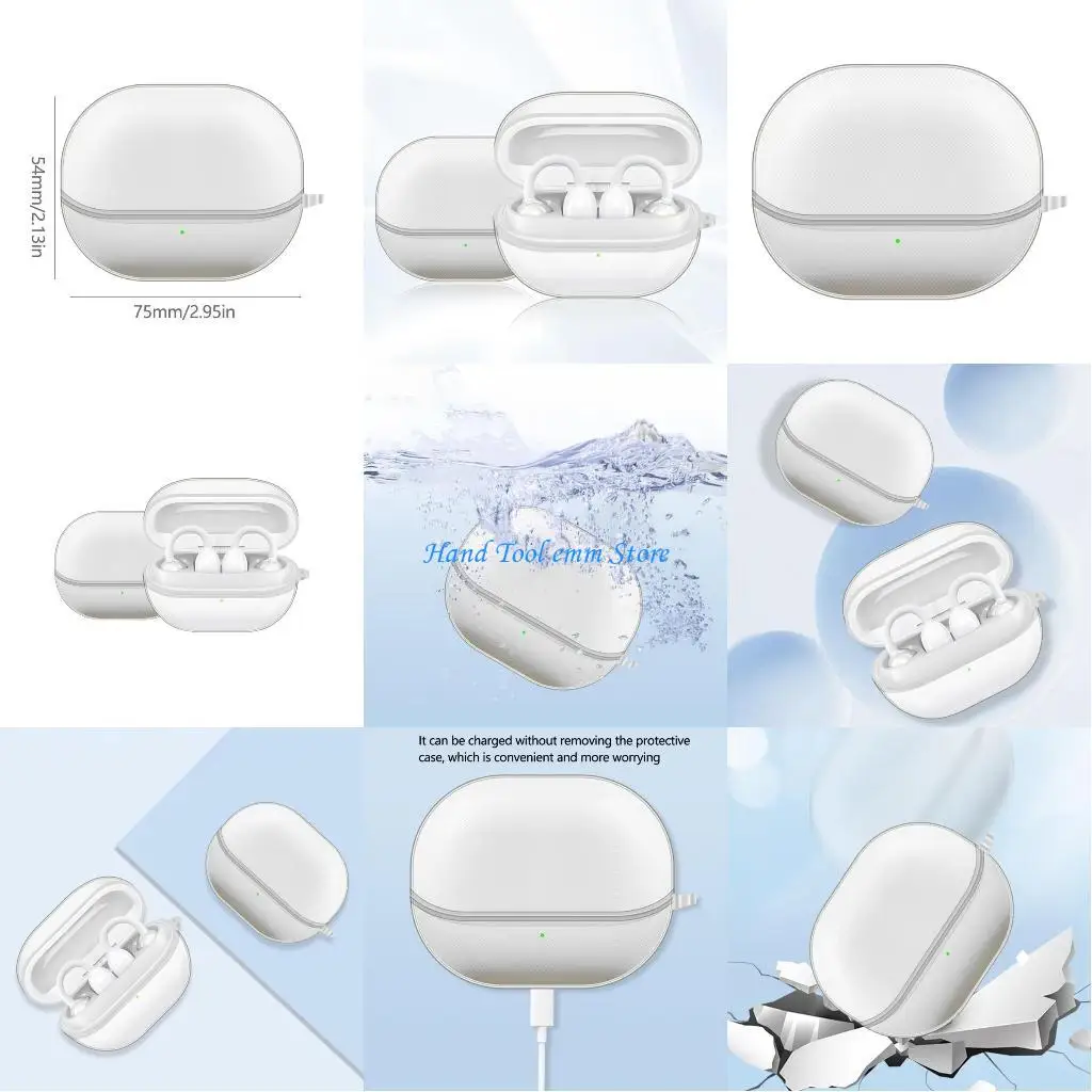 

H37F Resilient Case for UU Earphones Stylish Shell Easy to Carry and Install Cover