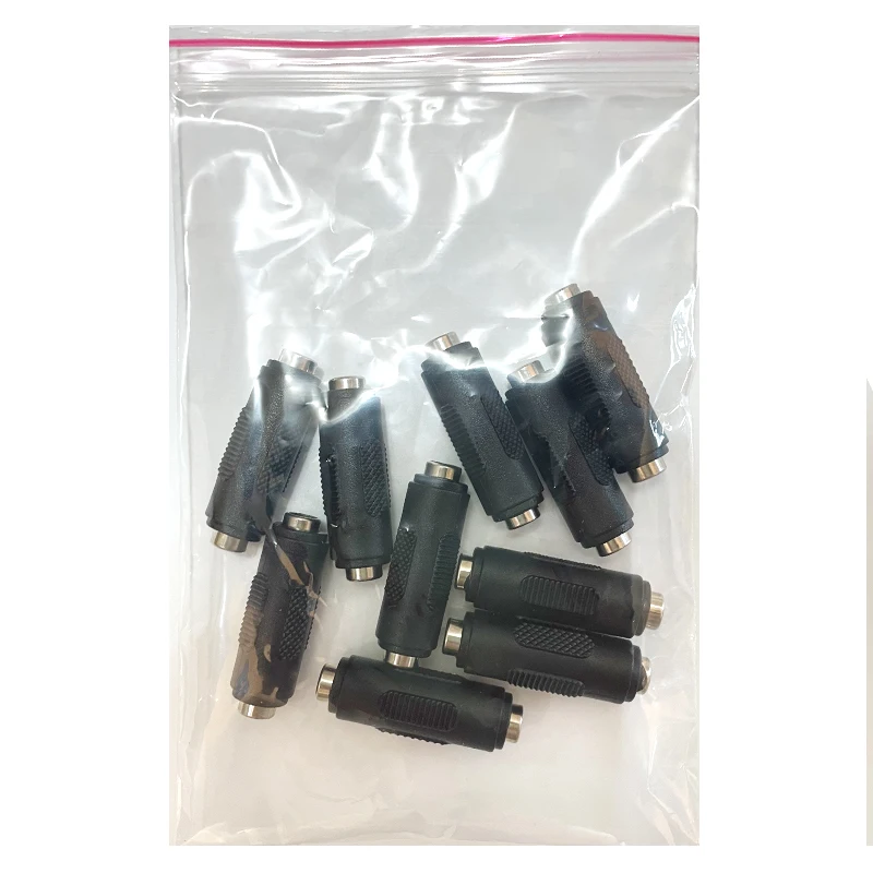

10pcs DC Power Adapter 5.5x2.1mm Female To Female Socket Connector DC5521 Male To Male Power Plug Jack Adaptor Wholesale
