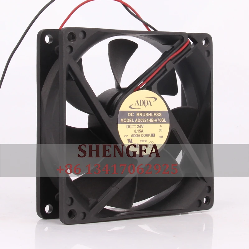 ADDA AD0924HB-A70GL Case Cooling Fan  DC24V 0.15A 9CM 92X92X25mm 9225 Variable Frequency Axial Flow Centrifugal Exhaust