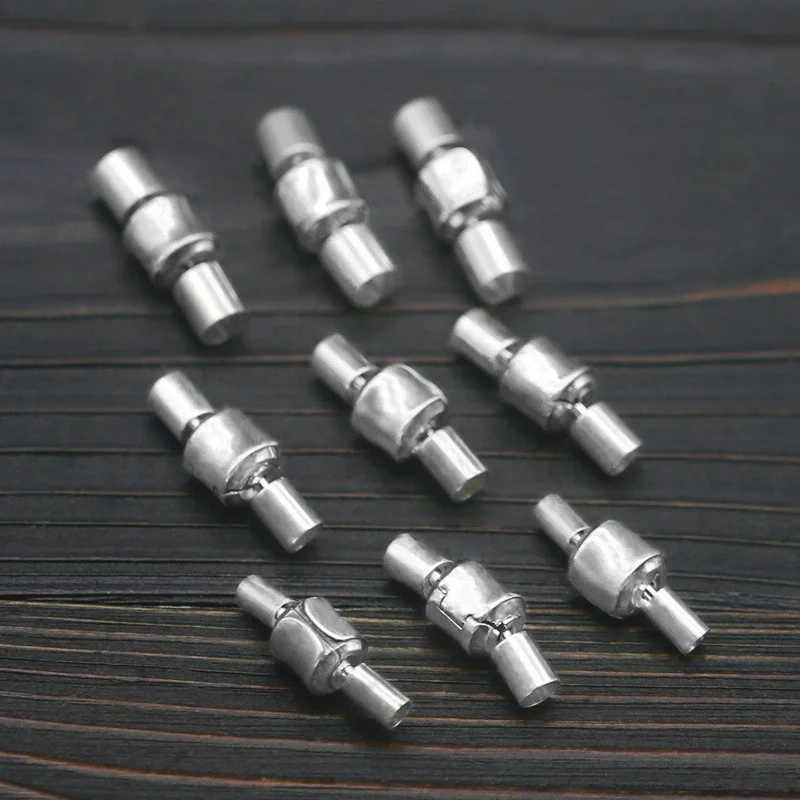 

S925 пуговица красная веревка кожаная веревка плетеная с пуговицей для браслета аксессуары «сделай сам» обнаженная жемчужная пряжка точность