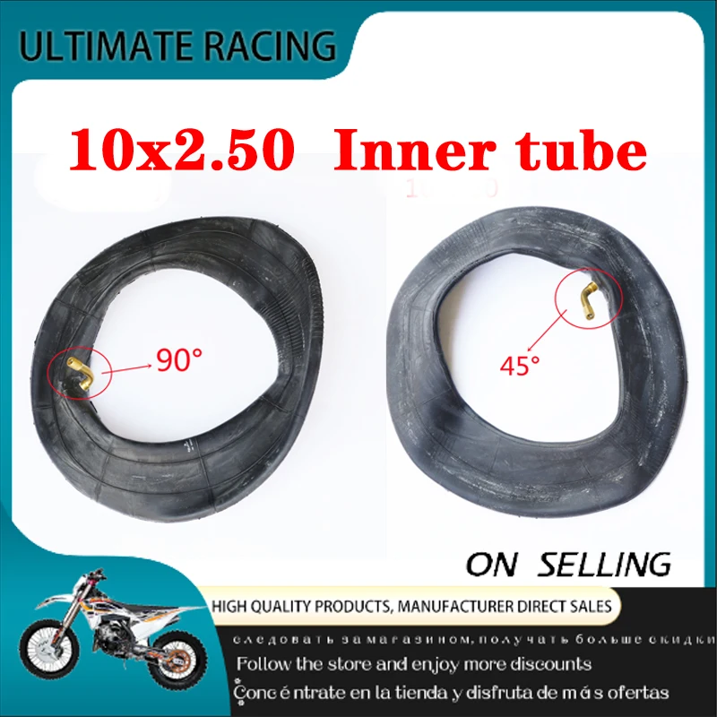 High-Quality 10X 10 Inch 10*2.50 inner Camera 10x2.50 Inner Tire Inner Tube Fit For Electric Scooter Kugoo M4 Pro Speedway Zero