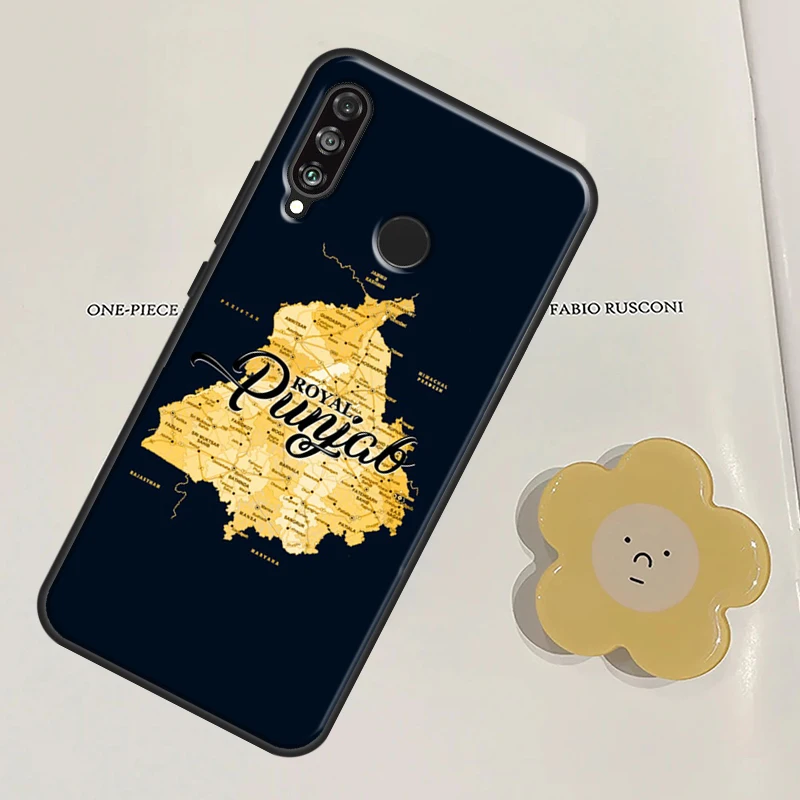 Punjab Map Outline For Huawei Nova Y60 Y70 Y90 Y61 Y91 3i 7i 8i 11i Nova 9 10 SE 11 Pro P20 P40 P30 Lite Case