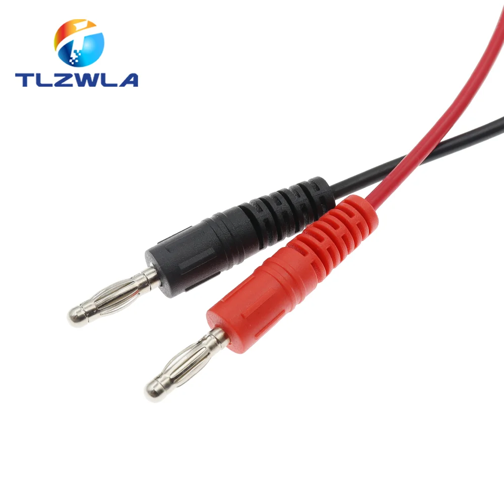 1PCS Multi-meter Test Leads Cable Line Wire 100cm 4mm Banana Plug to Alligator Clip Electrical Connector